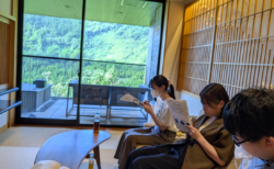 メンバー4人で行く！はじめての社員合宿＠大分県奥日田
